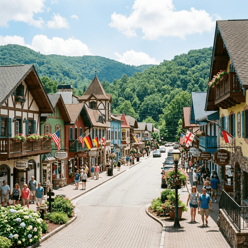 Helen Georgia Bavarian village day trip with wine tasting and premium outlet shopping